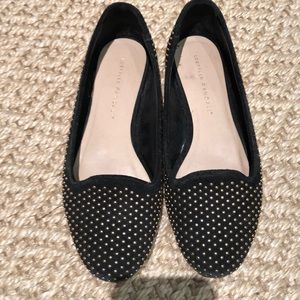 Loeffler Randall studded flats, size 6 B